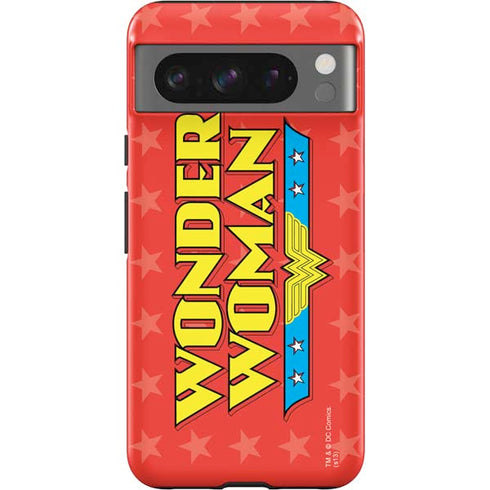 DC Comics Wonder Woman Logo Google Pixel 8 Pro Impact Case